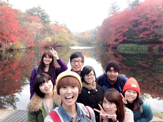 日本留學心得 楓紅遍野